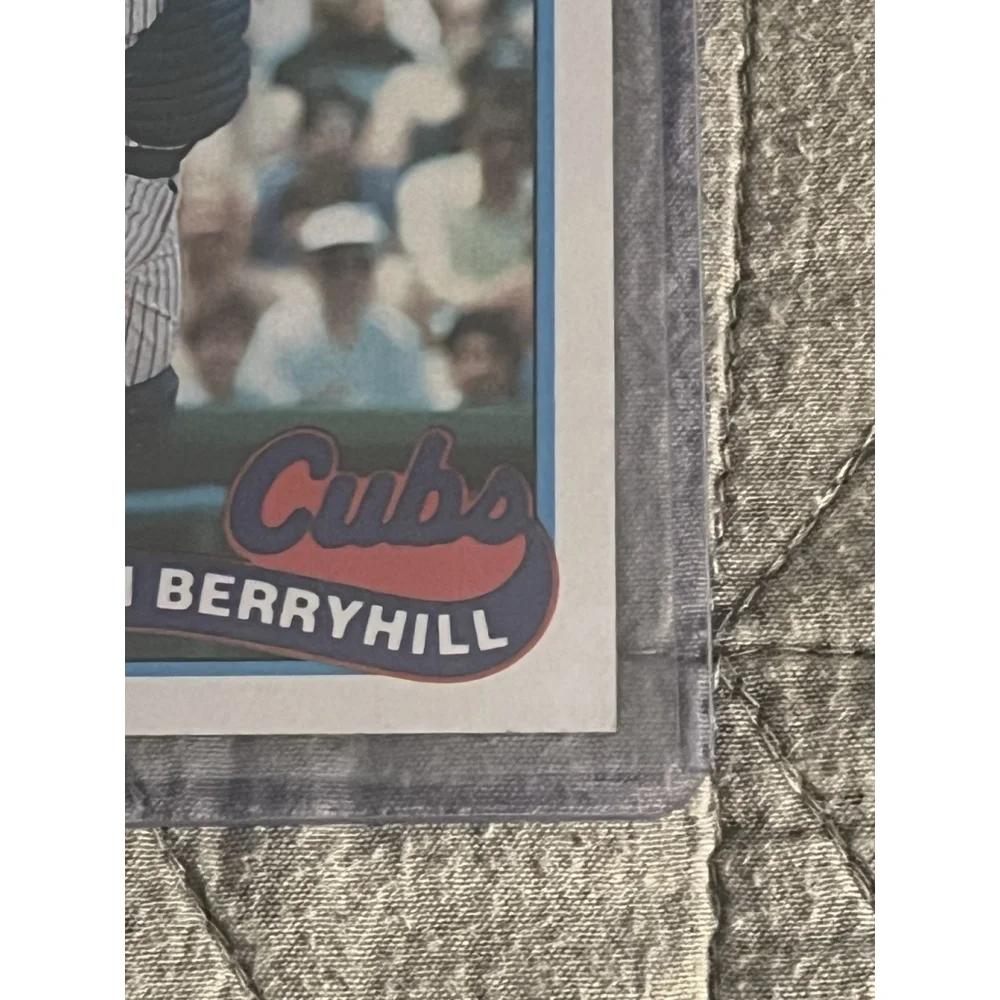 Damon Berryhill Chicago Cubs 1989 Topps Baseball Card